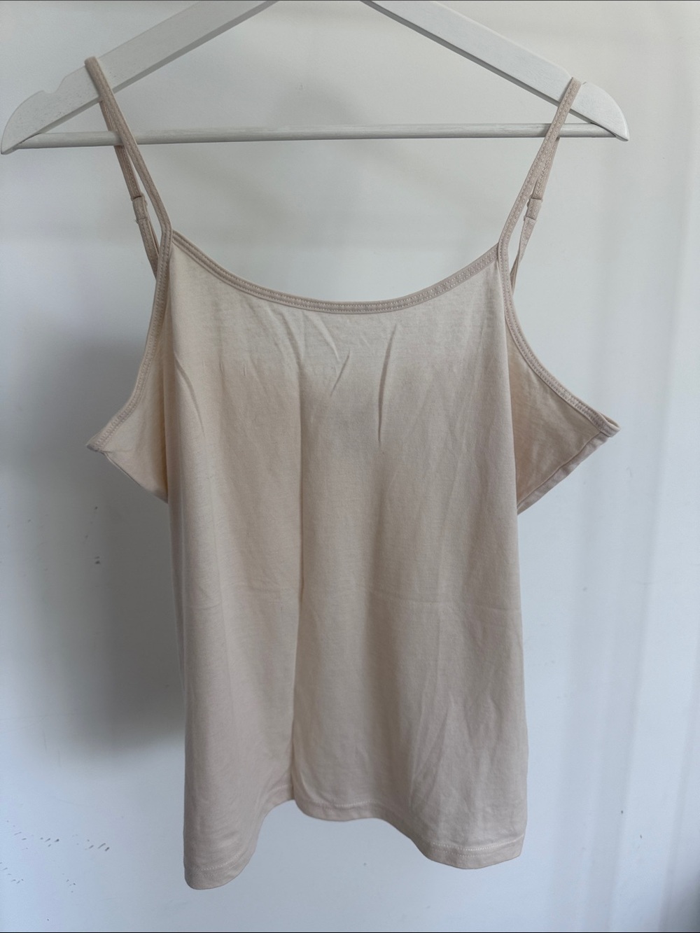 Sonoma Cream Tank Top with Spaghetti Straps